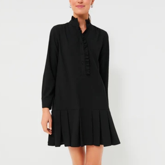 TUCKERNUCK Black Crepe Tate Dress Sz M NWT